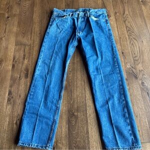 Levi's Men's 505 Straight Blue Jeans 38X34 perfect condition